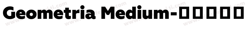 Geometria Medium字体转换